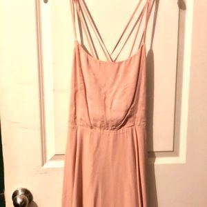 Light dusty pink minidress